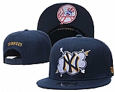 Yankees Team Logo Navy Adjustable Hat GS (2),baseball caps,new era cap wholesale,wholesale hats